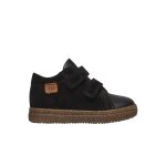 Baskets en cuir et su�de albus vl noir -