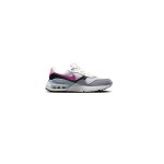 Baskets cuir, synth�tique air max systm gs grey / white