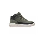Baskets cuir, synth�tique seby mid lace sneaker j kaki