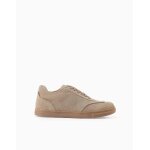 Baskets en daim avec lacets beige clair Baskets en daim avec lacets beige clair