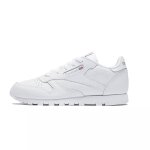 Baskets enfant en cuir blanc / blanc
