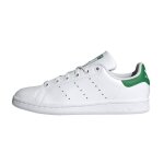 Baskets enfant en cuir blanc, vert