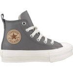 Basket enfant cuir enfant cuir ctas eva lift hi gris chaud