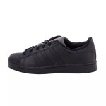 Baskets enfant en cuir noir