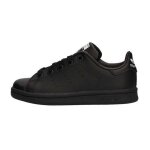 Baskets enfant en cuir noir fonc�