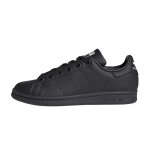 Baskets enfant en cuir noir fonc�