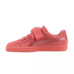 Baskets enfant en daim rose