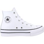 Baskets enfant fille en cuir blanc