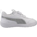 Baskets enfant fille en cuir blanc white