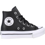 Baskets enfant fille en cuir noir