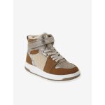 Baskets enfant fille synthtique fourres camel