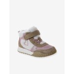 Baskets enfant fille synthtique fourres lot rose