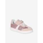 Baskets enfant fille synthtique  scratchs lot rose