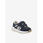 Baskets enfant fille synthtique  scratchs marine
