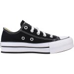 Baskets enfant fille en textile noir black