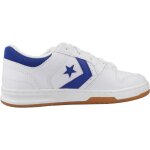 Baskets enfant gar�on en cuir blanc