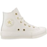 Baskets enfant gar�on en cuir blanc naturel