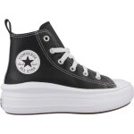 Baskets enfant gar�on en cuir noir