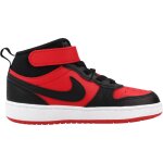 Baskets enfant gar�on en cuir rouge
