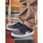 Baskets enfant garçon cuir à scratchs lot gris Baskets enfant garçon cuir à scratchs lot gris