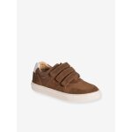 Baskets enfant garçon cuir à scratchs marron Baskets enfant garçon cuir à scratchs marron