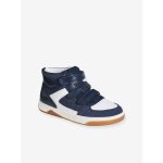 Baskets enfant garon montantes  scratchs denim brut