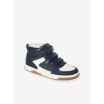 Baskets enfant garon montantes  scratchs denim brut
