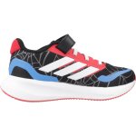 Basket enfant gar�on running motif spider - man noir