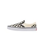 Baskets enfant gar�on en textile blanc, noir