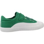 Baskets enfant gar�on en textile vert c0594