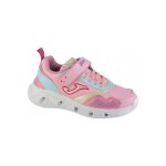 Baskets enfant  scratch style toile rose