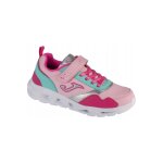 Baskets enfant  scratch style toile rose fonc