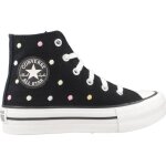 Basket enfant textile enfant textile chuck taylor lift embroidered noir
