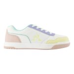 Baskets fille en cuir et synth�tique - confort au quotidien blanc