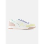 Baskets fille en cuir et synth�tique - confort au quotidien white