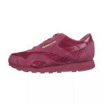 Baskets fille en daim bordeaux