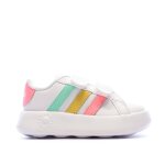 Baskets fille grand court 2. 0 blanc