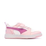 Baskets fille rebound rose