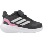 Basket fille running en textile lacets gris grey