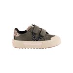 Basket fille � scratchs kaki