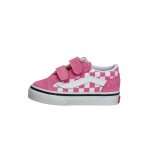Baskets fille � scratchs rose, blanc