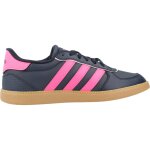 Basket fille en textile style tennis lacets bleu tinaur