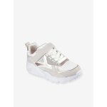 Baskets fille uo lite metallic burst beige