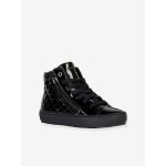 Baskets fourres mid fille kalispera girl noir vernis