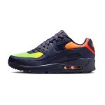 Baskets gar�on en cuir bleu marine, multicolore