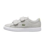 Baskets gar�on en cuir gris, blanc