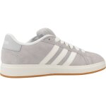Basket gar�on cuir style court lacets gris grey