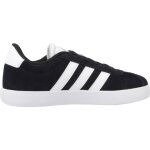 Basket gar�on cuir style court lacets noir black