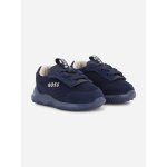 Baskets gar�on � enfiler bleu