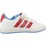 Basket gar�on mod�le grand court spiderman blanc white